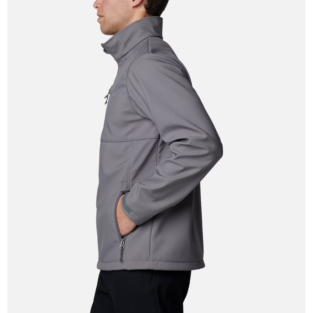 Men's Columbia Ascender Softshell Light Warmth Jacket Size Medium Gray NWT - Picture 3 of 13